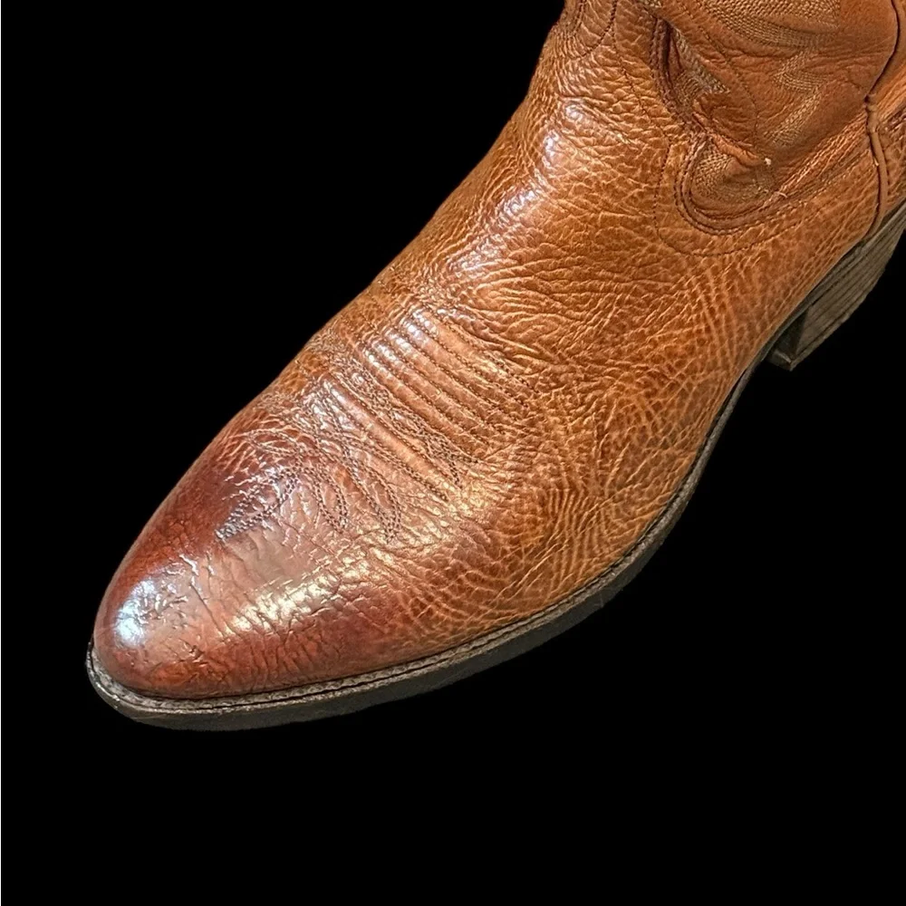 🔥 Dan Post Bullhide Cowboy Boots 11D USA Made – Christmas Special 🎁 - Picture 15 of 16